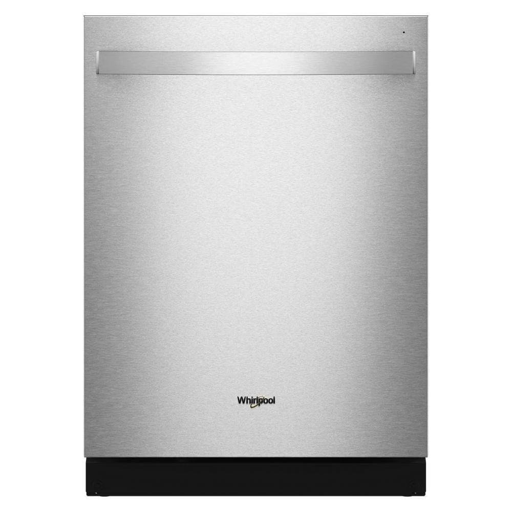 Whirlpool 24-Inch Top Control Dishwasher with Total Coverage Wash and Auto Open Air Dry In Fingerprint Resistant Stainless Steel