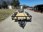6’4″ x 16 Utility Trailer Double Axle Dovetail With Gate Powder Coated (2) 3500lb Axles - Image 18