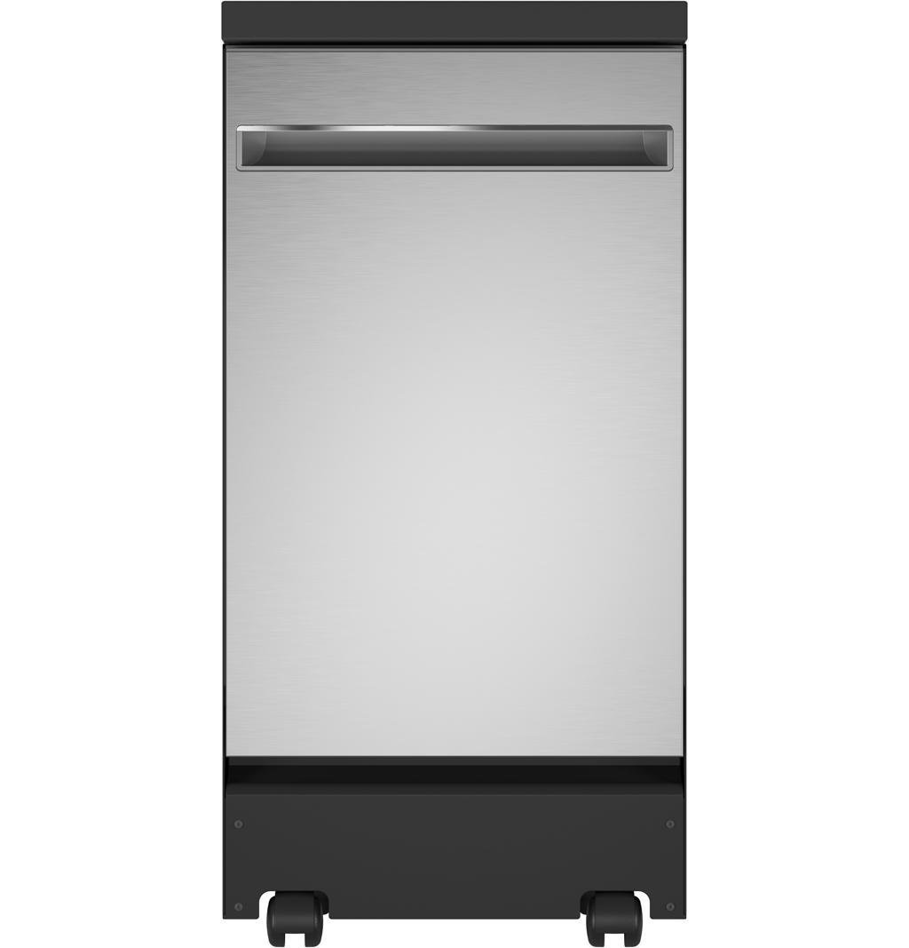 23de.jpg GE 18″ Stainless Steel Portable Dishwasher with Sanitize Cycle - Image 1