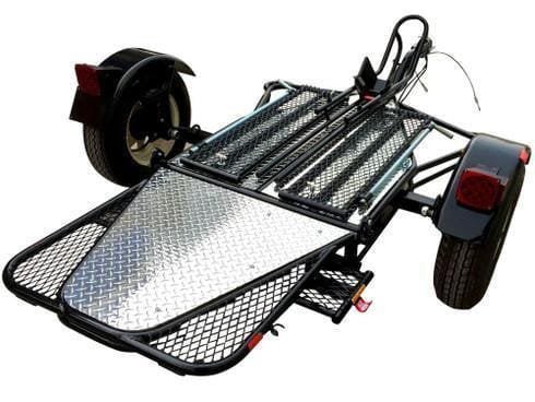 Single Rail Motorcycle Trailer – Compact, Easy-to-Tow Hauler for One Bike