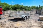 DK2 5-ft x 7-ft Steel Utility Trailer with Ramp Gate ( 1639-lb Capacity ) 2491713 - Image 5