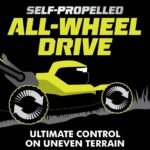 RYOBI 40v Hp brushless 21″ self-propelled AWD dual-blade mower kit - Image 6
