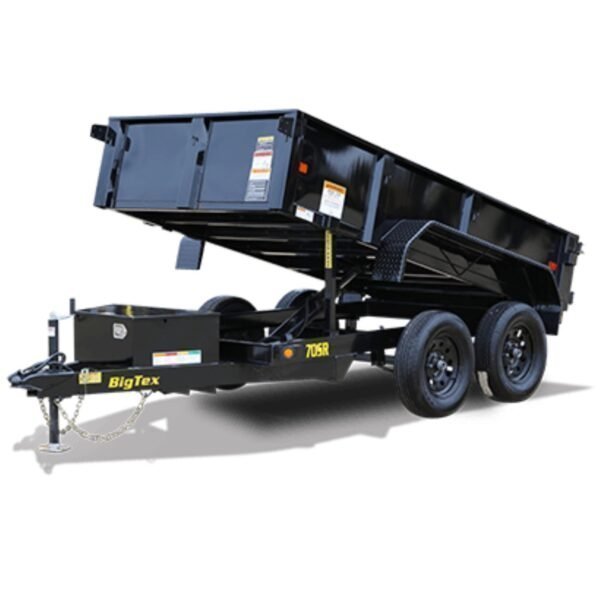 Big Tex Tandem Axle Single Ram Dump Trailer | 70SR-12-5WDD