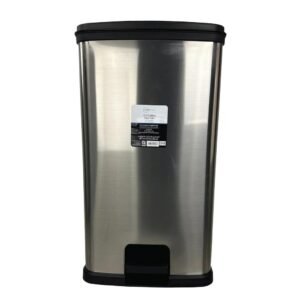 Mainstays 13.2 Gallon Plastic Step Trash Can with Lid