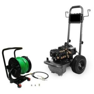 BossJet Electric Sewer Jetter Cart Mounted – AM350E-02 – BossJet Electric Cart 1500psi/1.5gpm