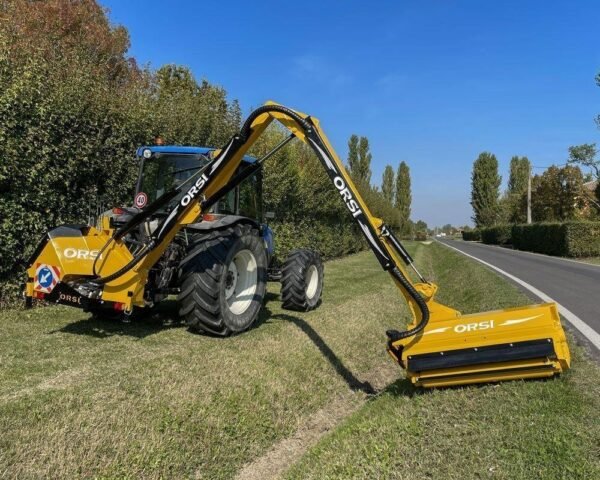 Orsi 3- PT Boom Mower ( Hydraulic Arm ) | Model Hedge-160 | Maximum Reach 13′ 8″ Ft | Horsepower 20-75 HP | For Tractors - Image 2