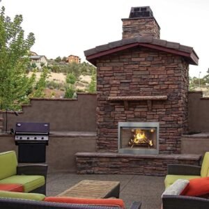 FireRock 30 Inch Traditional Outdoor Fireplace Kit 01FR1030 - Image 3