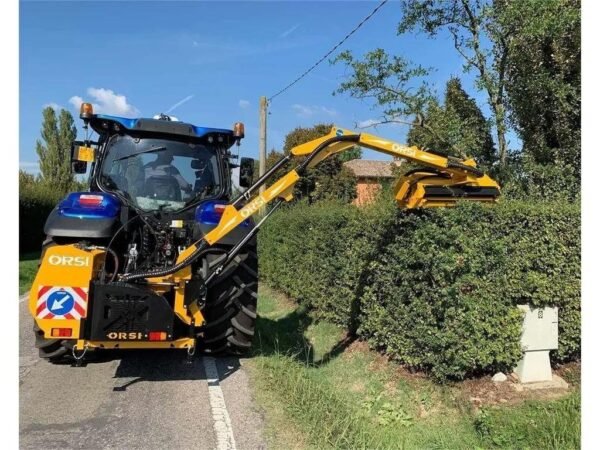 Orsi 3- PT Boom Mower ( Hydraulic Arm ) | Model Hedge-160 | Maximum Reach 13′ 8″ Ft | Horsepower 20-75 HP | For Tractors - Image 3