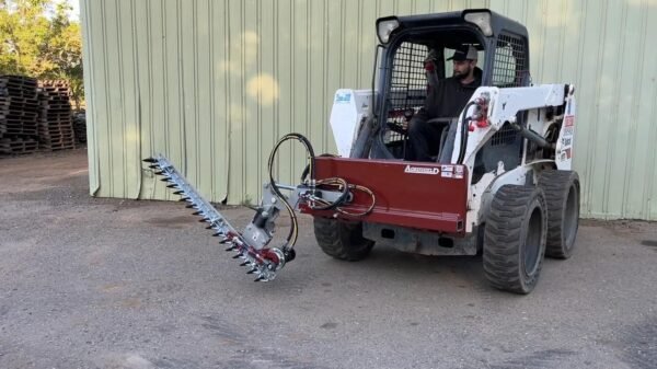 Agrishield Pro-Cut Hydraulically Driven Sickle Bar | Quick Attach Mount | Cut Length 42″, 54″, 66″ & 90″ | 3-11+ GPM | For Skid Steers, Tractors,