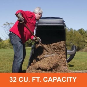 Agri-Fab 32 cu ft Hard Top Mow-N-Vac Tow Behind Lawn Vacuum - Image 3