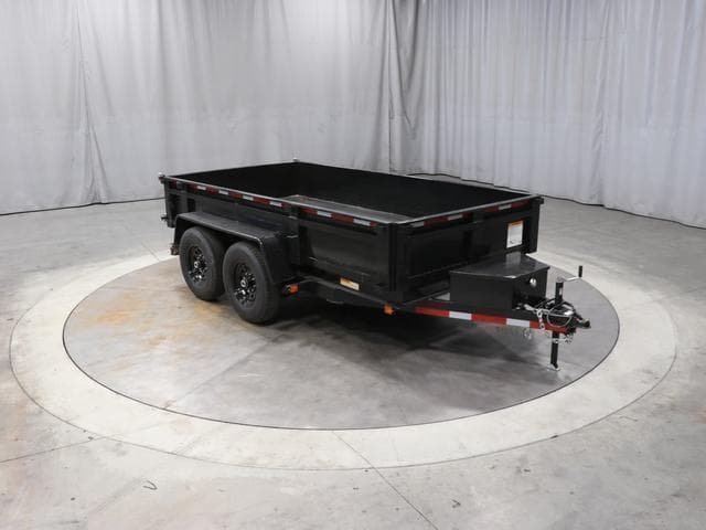 6×12 Dual Axle Dump Trailer 12K Heavy-Duty Capacity