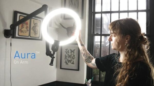 Minerva Beauty Aura LED Ring Light on Flexible Arm Great for social media! - Image 3