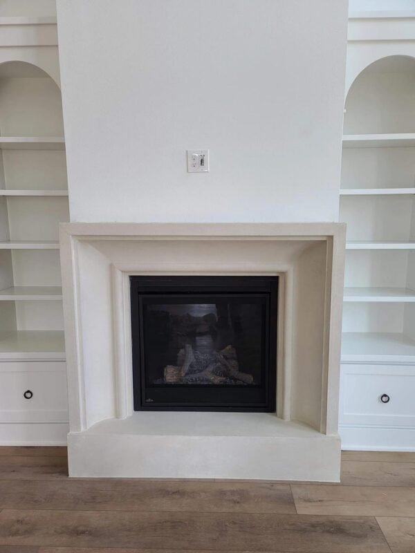 Newport Cast Limestone Surround – Architectural Cast Limestone / Standard: Honed / No Hearth - Image 3