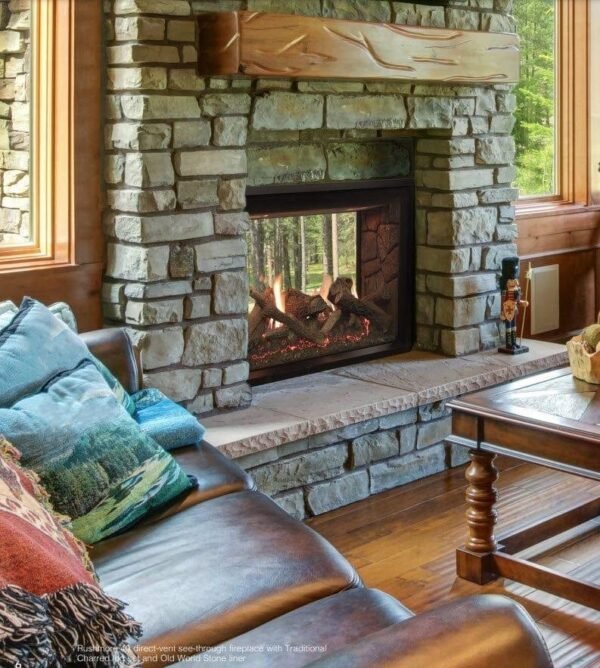 Empire Rushmore See-Through Direct Vent Gas Fireplace