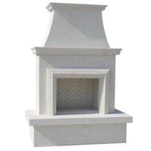 American Fyre Designs Vented Contractor’s Fireplace with Moulding - Image 3