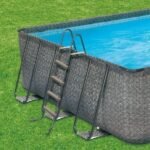 Summer Waves 32ft x 16ft x 52in Rectangle Frame Above Ground Swimming Pool Set - Image 3