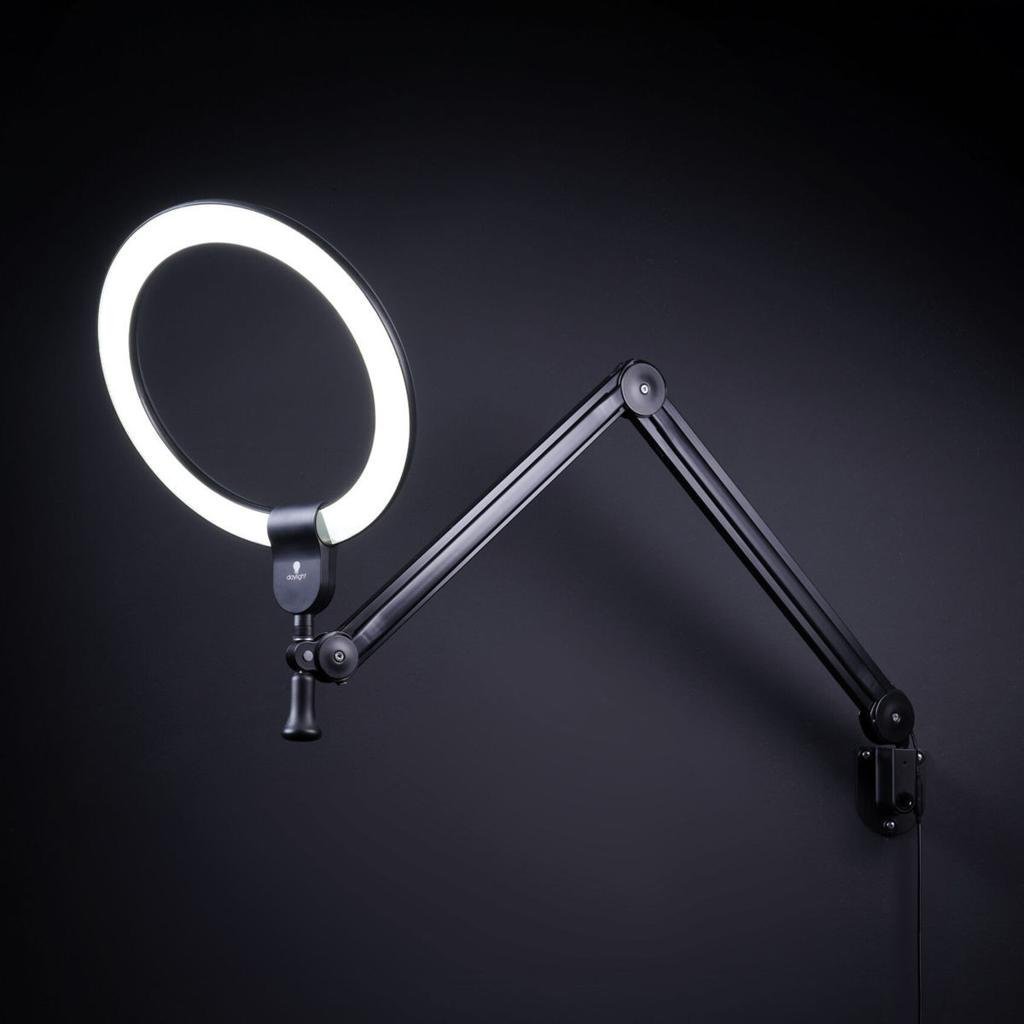 Minerva Beauty Aura LED Ring Light on Flexible Arm Great for social media!