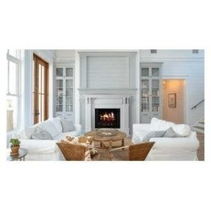 MagikFlame Trinity Large White Electric Fireplace Mantel & Insert with Sound and Heater - Image 2