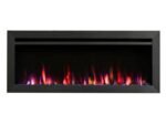 SimpliFire 50″ Allusion Platinum Linear Electric Fireplace