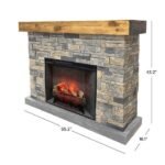 Country Living Dixson Faux Stone Brick Mantel - Image 2