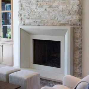 Newport Cast Limestone Surround – Architectural Cast Limestone / Standard: Honed / No Hearth - Image 2