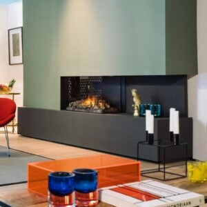 Faber e-MatriX Built-in Water Vapor Electric Fireplace - Image 3