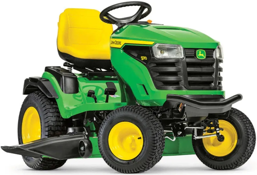 John Deere E170 25-Hp V-Twin Side By Side Hydrostatic 48-In Riding Lawn Mower With Mulching Capability