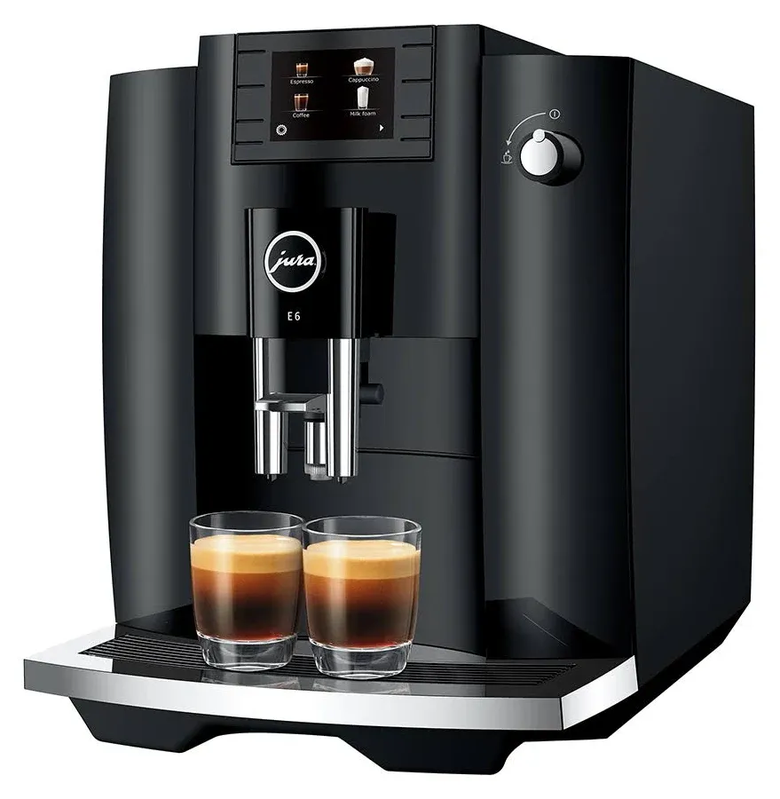 Jura 15622 E6 Automatic, Cost-Efficient Espresso Machine with Easy Cappuccino Function