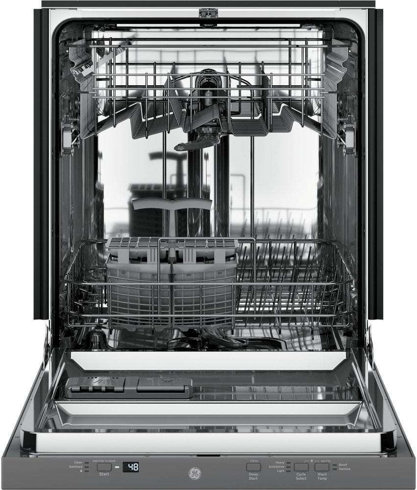 GE ADA Compliant Stainless Steel Interior Panel-Ready Dishwasher with Sanitize Cycle